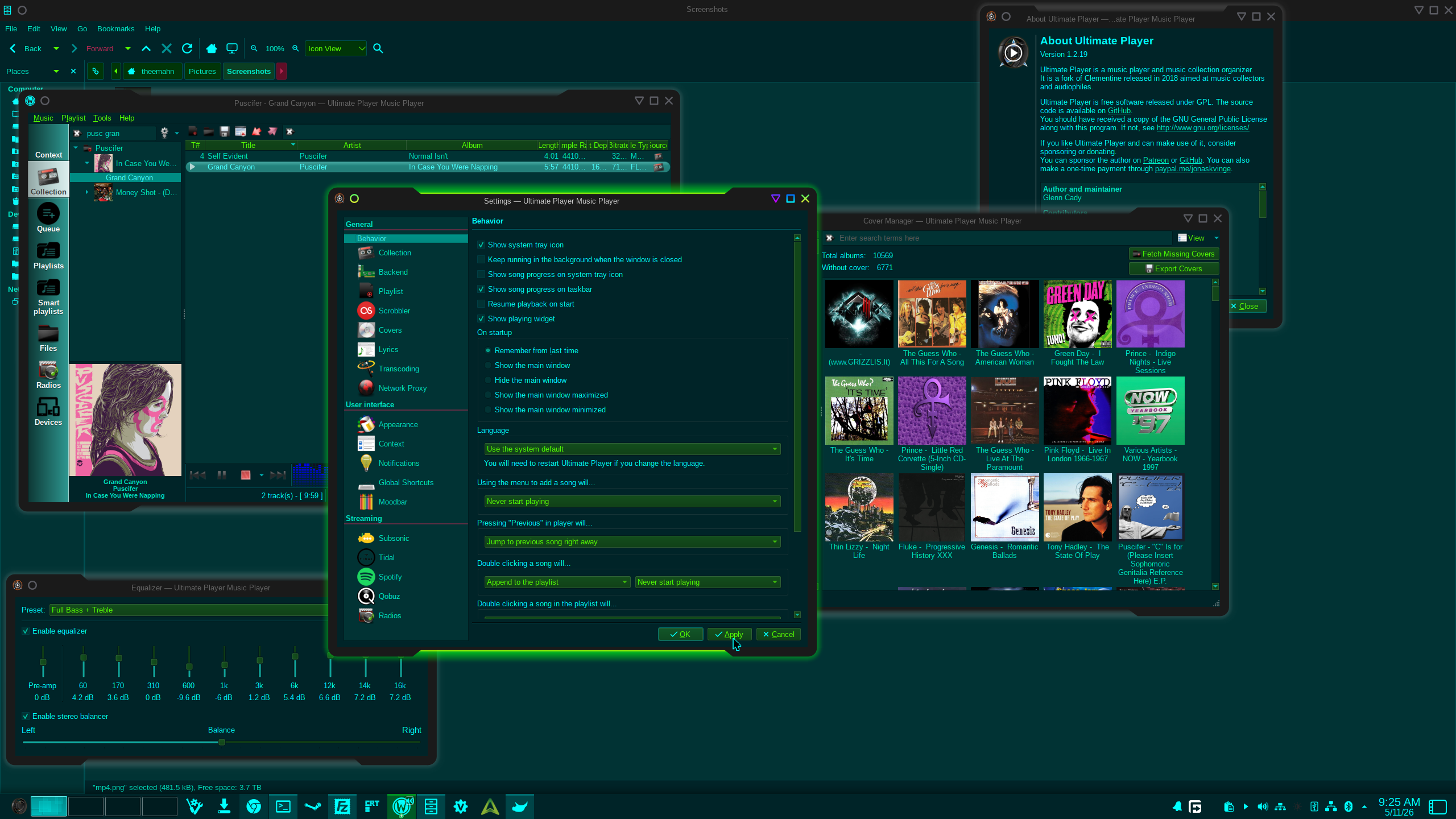 Ultimate Music Player Arch Linux